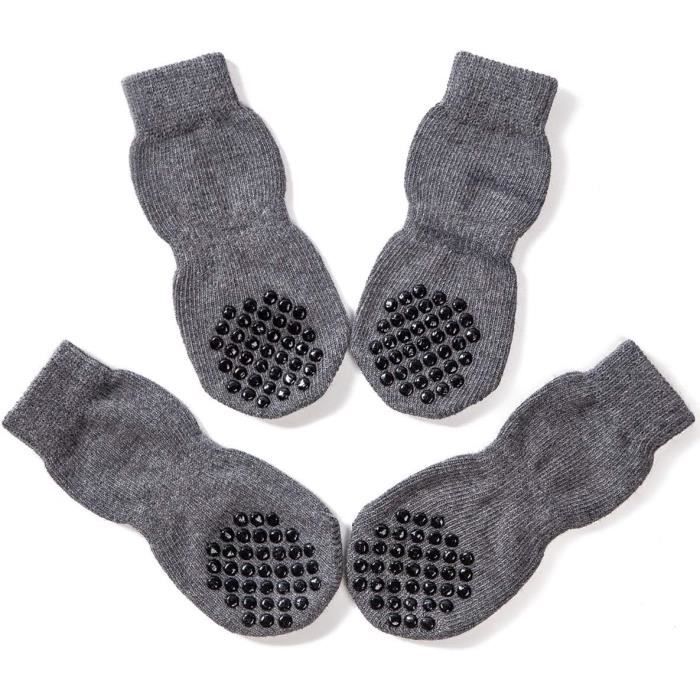 Chaussettes bébé 3-pack anti-dérapantes chats