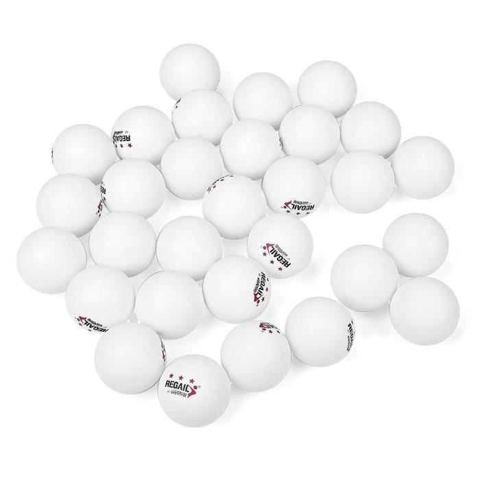 50 Balles De Tennis De Table PVC 40mm – Lavables – Ping-pong – Multi-pack