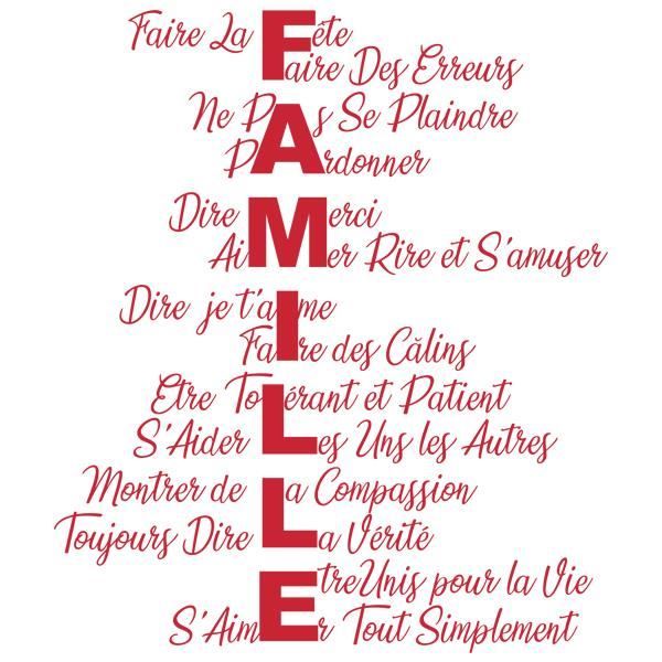Sticker Citation Mesostiche Et Acrostiche Famille 40x35 Cm Rouge Tex053 Achat Vente Stickers Cdiscount Sticker Citation Mesostiche Et Acrostiche Famille 40x35 Cm Rouge Tex053 Achat Vente Stickers Cdiscount