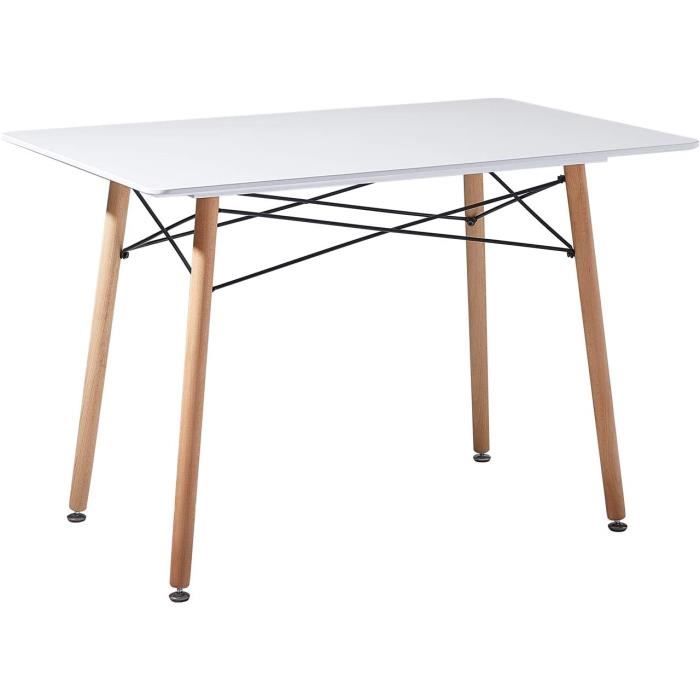 Table Rectangulaire Blanche