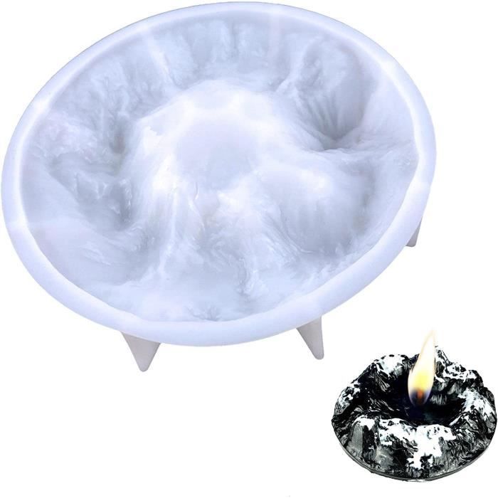 WEITING Moules à Bougies Cylindriques En Silicone - Moule En Relief époxy Cristal Pour La Fabrication De Bougies - Projets De Bricolage Moule Pour Travaux Manuels Pour Bougies, Sucettes Glacées