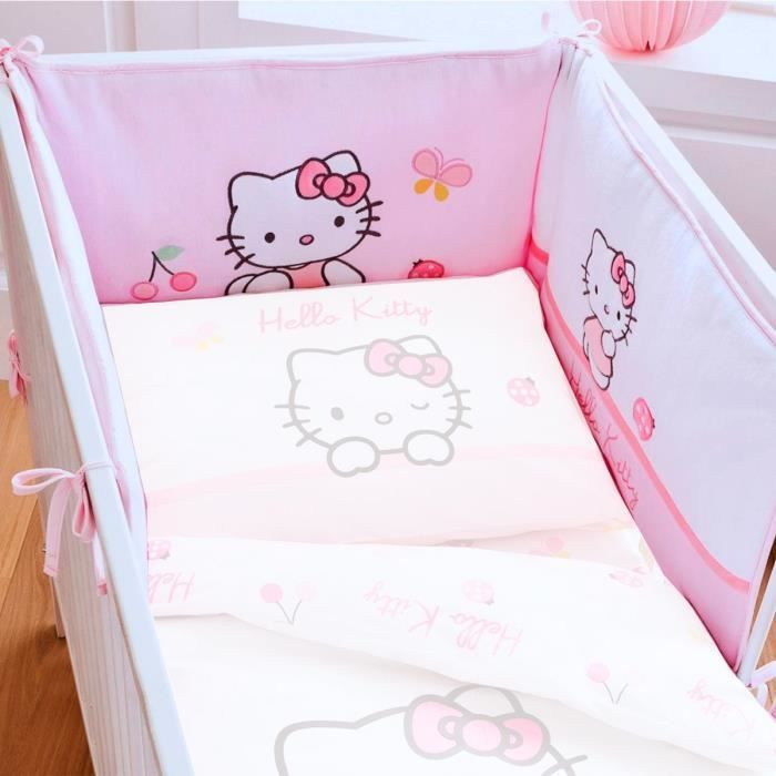 Tour De Lit Bebe Hello Kitty Alice