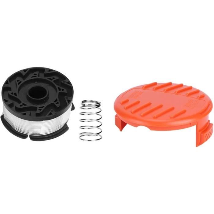 2 Cache-bobines Pour Débroussailleuse Black & Decker Reflex - Installation Sans Outil, ABS Solide - 13