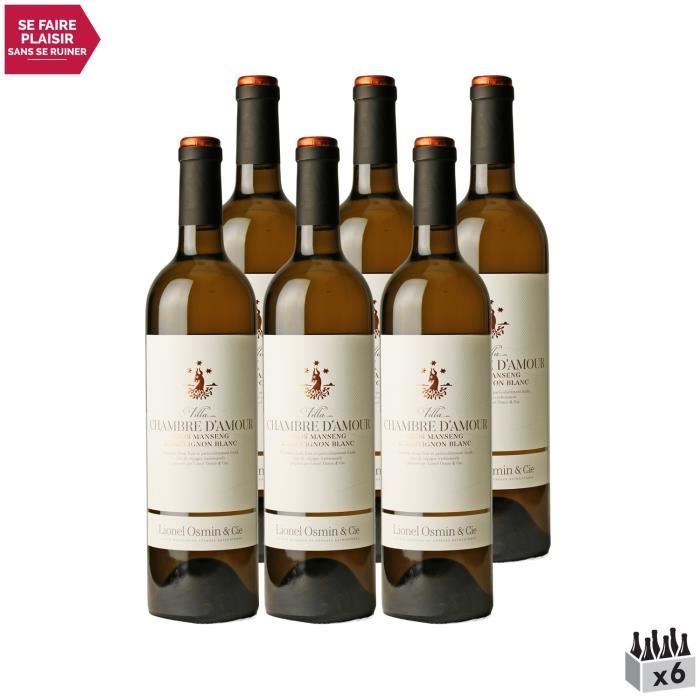 Villa Chambre d'Amour Blanc 2021 - Lot de 6x75cl - Lionel Osmin & Cie