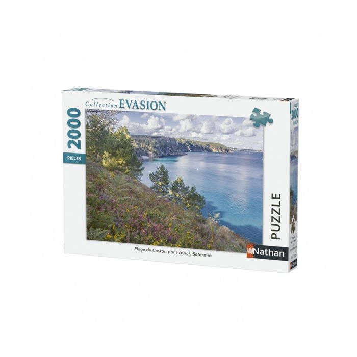 Puzzle 2000 pièces - Plage de Crozon - Ravensburger - Adulte - Multicolore - 12 ans