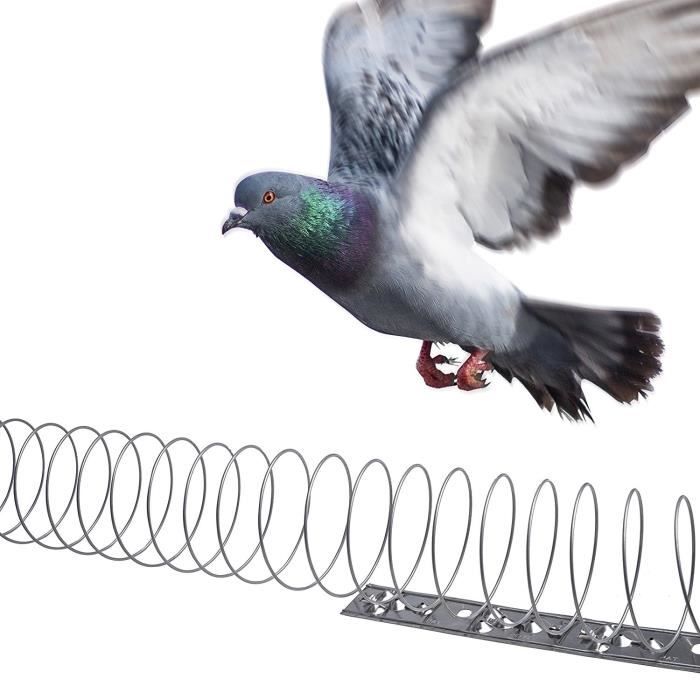 Cour Balcon Style-B Ferme Lot de 5 Répulsif Anti Pigeon Spirale Effaroucheur Oiseaux Réfléchissant Répulsif Pigeon Suspendu pour Protéger Jardin 