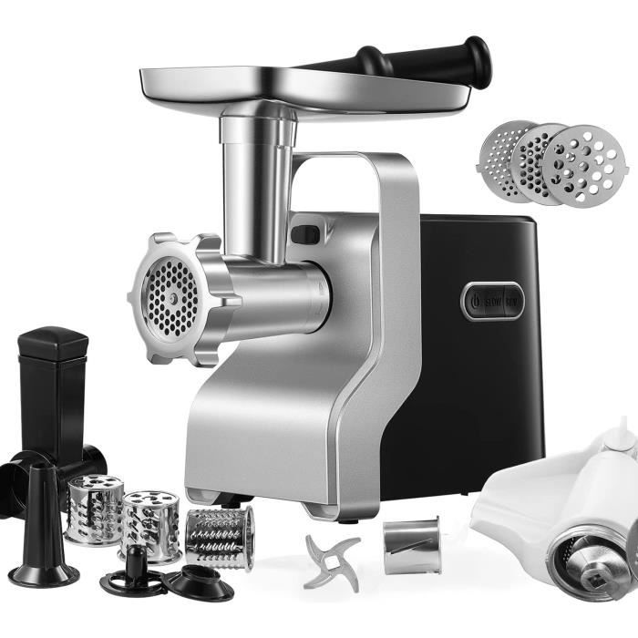 Hachoir à Viande électrique MPM MMM-05, 720W, Avec Fonction Saucisse Et 3 Disques