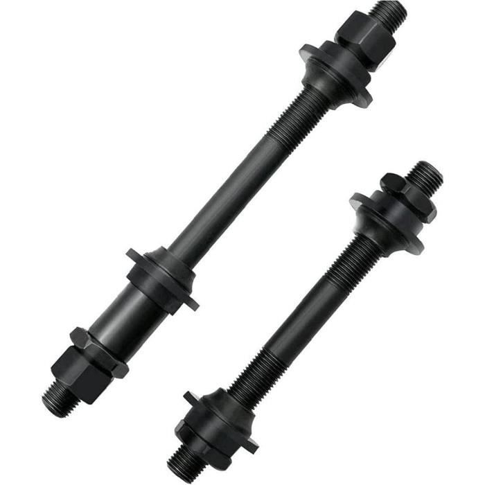 EMSea 8pcs Écrous de Voie d'axe Roue de Vélo pour Roues Avant/Arrière de Vélo pour Enfants VTT Hybrides Vélo de Routes