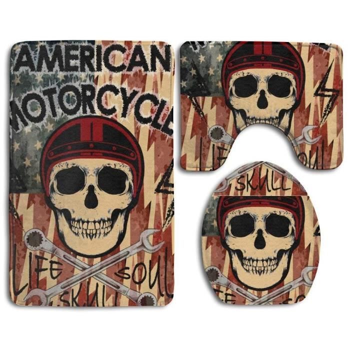 Lot De 4 Bandanas Crâne Drapeau Américain - Multifonction, Protection UV, Pêche, Extérieur, Unisexe