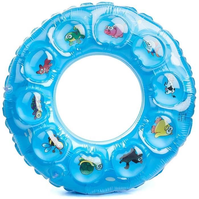 Anneau De Natation Pailleté Gonflable - Bouée Brillante à Paillettes Pour Piscine, Plage, Fêtes Et Jeux D'Eau Été