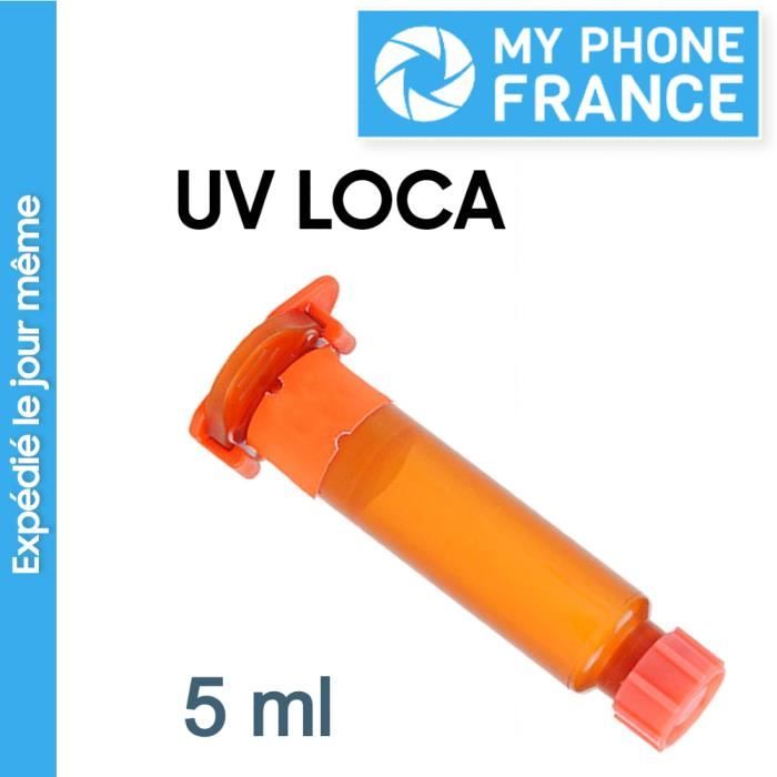 Colle UV 5ml pour réparation vitre écran tactile LCD smartphone, tablette  adhésif optique liquide LOCA - Cdiscount Informatique