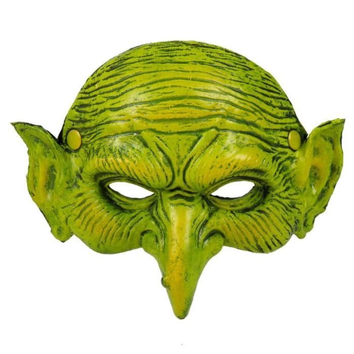 Vert - Masque de sorcière pour Halloween, carnaval, Festival, masque de ...