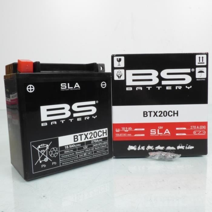 Batterie SLA BS Battery pour Moto Honda 1000 Xl V-Varadero 1997 à 2013 Neuf