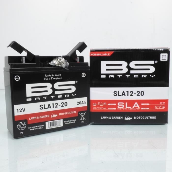 Batterie SLA BS Battery pour motoculture SLA12-20 - 12V 21.1Ah - MFPN : SLA12-20 - 12V 21.1Ah-215348-1N
