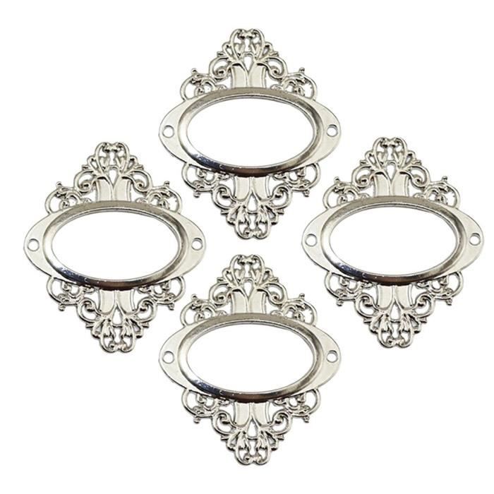 Porte-étiquette acier laitonné - 72x24mm MODE DE VIE