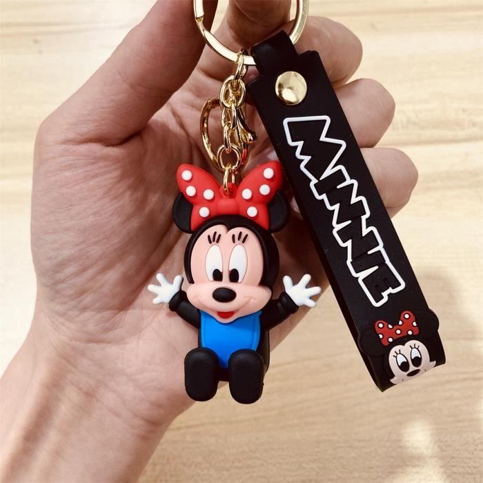 Disney – porte-clés de dessin animé créatif Mickey Minnie, jouet