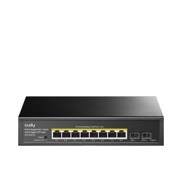 Cudy FS1010P Switch Ethernet 8+2 Porte Poe+ 120W, 8 Porte 10/100Mbps Poe+, Switch Unmanaged, CCTV/VLAN, No Alimentazione Aggiuntiva, 802.3af/at, Versione Rack in Metallo Cudy FS1010P Switch Ethernet 8+2 Porte Poe+ 120W, 8 Porte 10/100Mbps Poe+, Switch Unmanaged, CCTV/VLAN, No Alimentazione Aggiuntiva, 802.3af/at, Versione Rack in Metallo