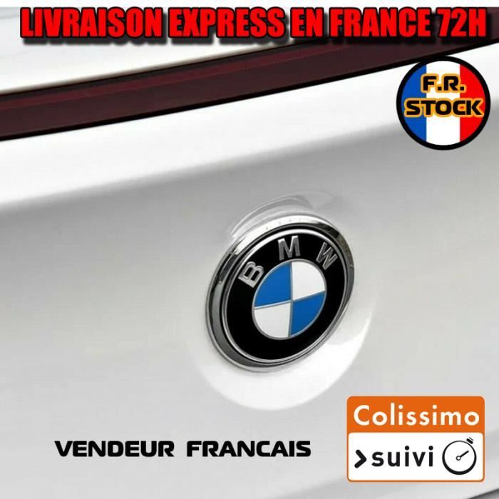74MM Logo COFFRE BMW Insigne Emblème E46 E90 E92 E60 E34 E36 E39 X3 X5 X6