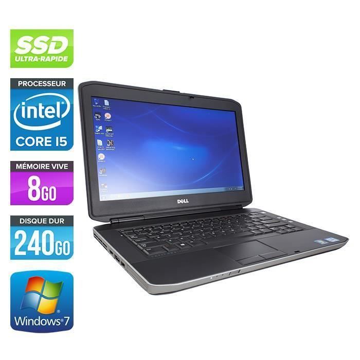 Top achat PC Portable DELL LATITUDE E6320, I5, 8GB, DVD, 256 GO SSD pas cher