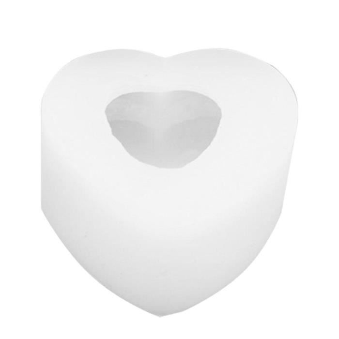Moule En Silicone En Forme De Cœur Et Rose 3D - Idéal Pour Fabriquer Des Bougies, Savons Ou Pâtisseries Maison - Parfait Pour La Saint-Valentin
