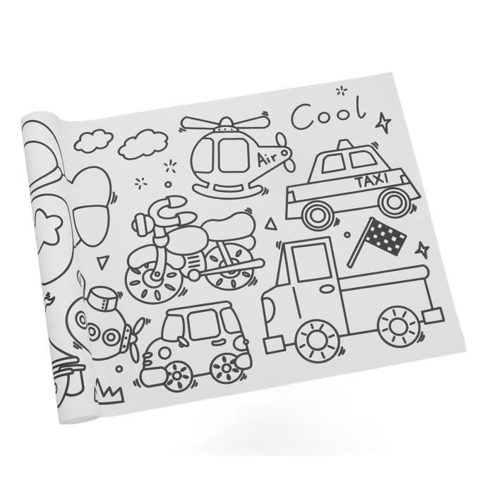 auvstar Rouleau de Coloriage pour Enfants,Rouleau de Papier à Dessin