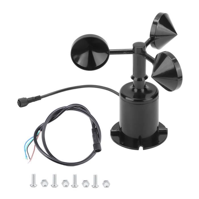 Capteur De Vitesse Du Vent 3 Tasses – Tension 0-3,8V – Câble Étanche 8 M – Trou De Montage 4 Cm – Pour Station Météo, Éolienne - 4