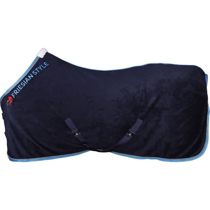 Meilleurs prix pour Couverture polaire pour cheval style frison Harry's Horse - navy - 195 cm