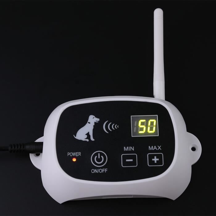 Meilleurs prix pour Système de confinement rechargeable pour animaux de compagnie avec collier de clôture électrique sans fil pour chien --LIS