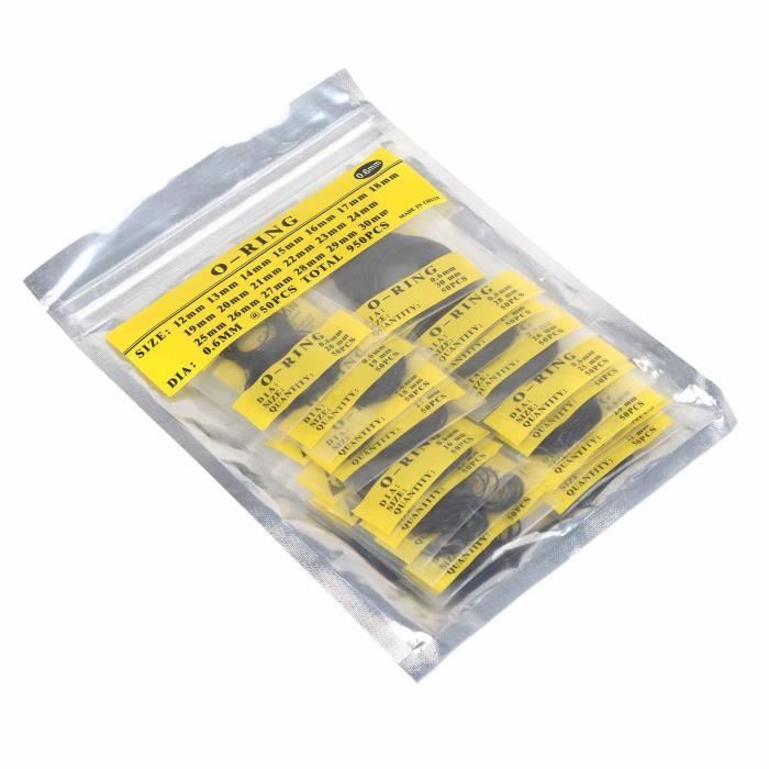 Kit De Joints Toriques En Caoutchouc - 950 Pièces De 12mm à 30mm (épaisseur 0.7mm) Pour Montres Et Bricolage