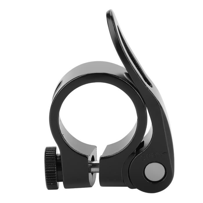 Collier De Serrage Rapide Pour Tige De Selle – Alliage Alu, 22,2 Mm, Anodisé Noir