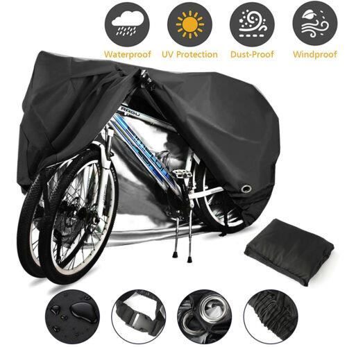 Housses De Protection Pluie Pour Vélo - Lot De 2 - Résistantes UV - Pour Garage Ou Extérieur
