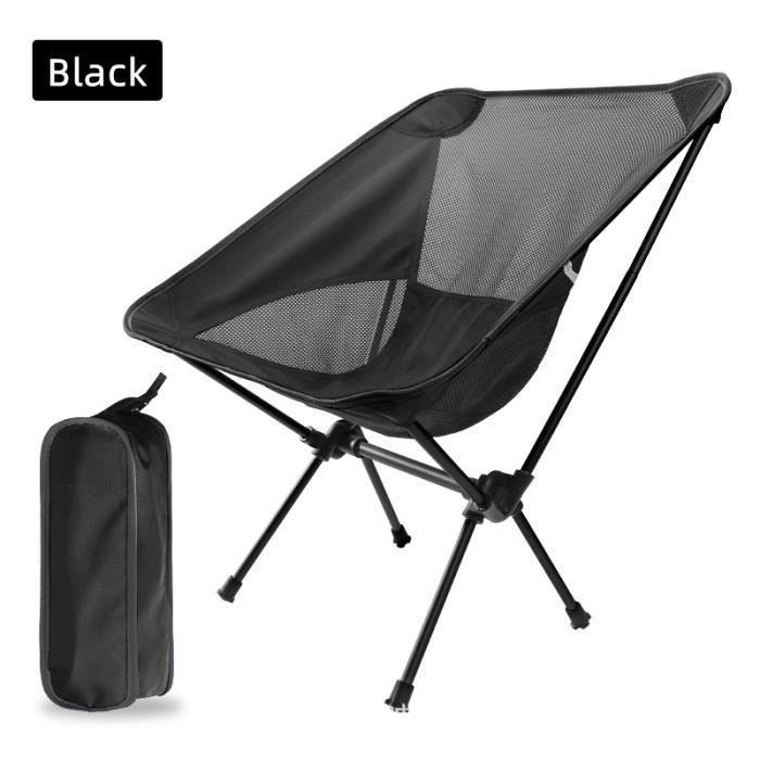 Chaise Pliante Portable Ultralégère avec Poignées, Siège pour Voyage