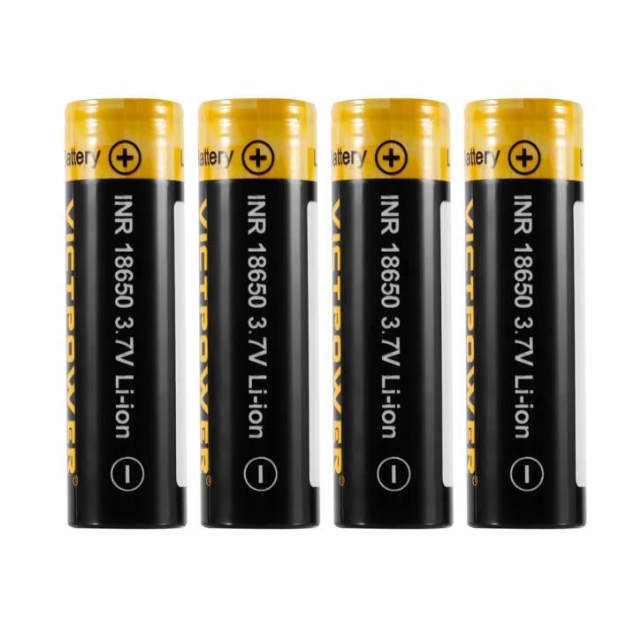 4 Pcs 18650 3 7v Batterie D Alimentation Piles 20a 2500mah Pour Lampe De Poche Led Frontale Recherche Cdiscount Jeux Jouets 