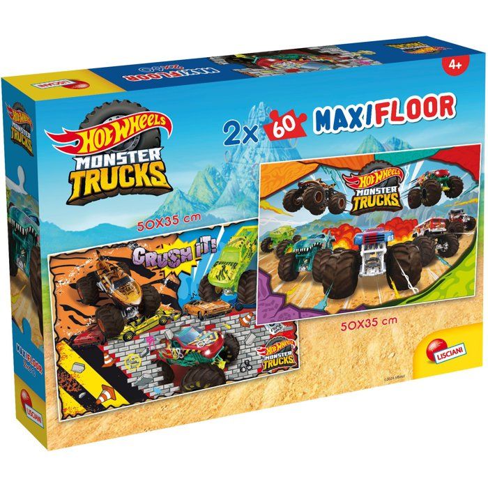 Lisciani Giochi Hot Wheels Monster Trucks 2 x 60 pièces - vue 4