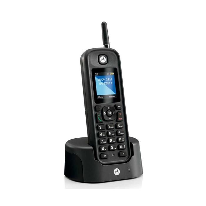 Motorola O201 Telefono DECT Identificatore di chiamata Nero - vue 2