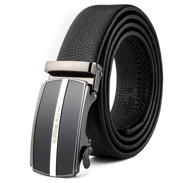 Belt-Noir-Taille A-01 Pour-Hommes-Genuine-leather Automatique-Boucle-Designer-ceintures 