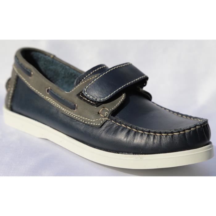 mocassin bleu marine garcon
