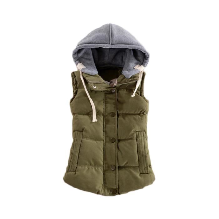 Veste matelassée sans deals manche femme grande taille