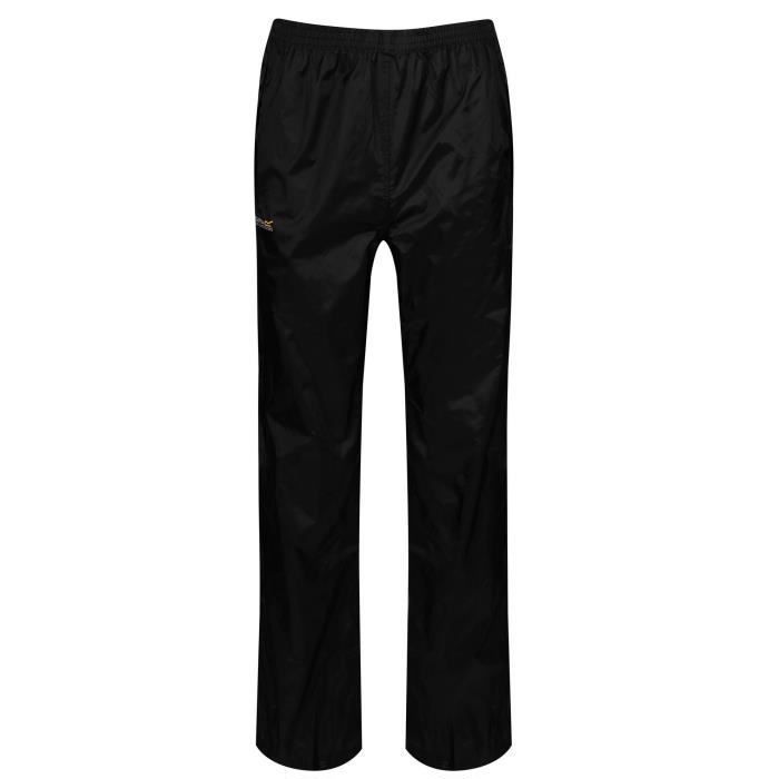 Pantalon de pluie - REGATTA - Pack-It - Imperméable - Respirant - Noir