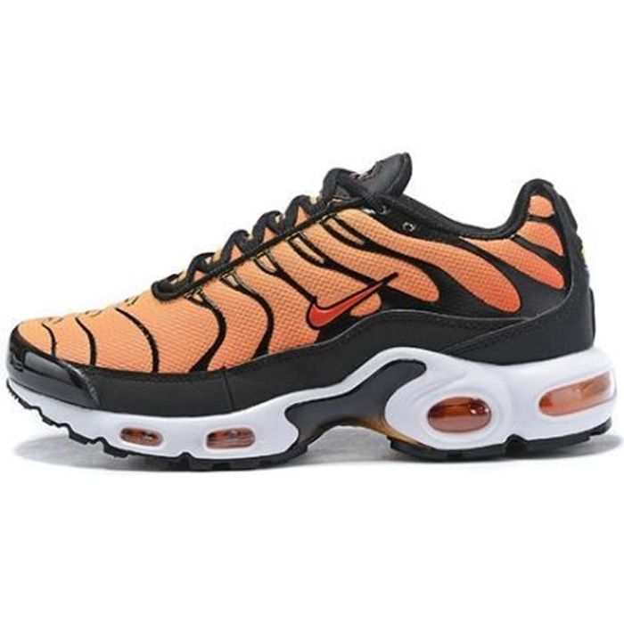 Baskets TN txt plus Chaussures de Entraînement Sport Homme Noir et orange  Noir et orange - Cdiscount Chaussures