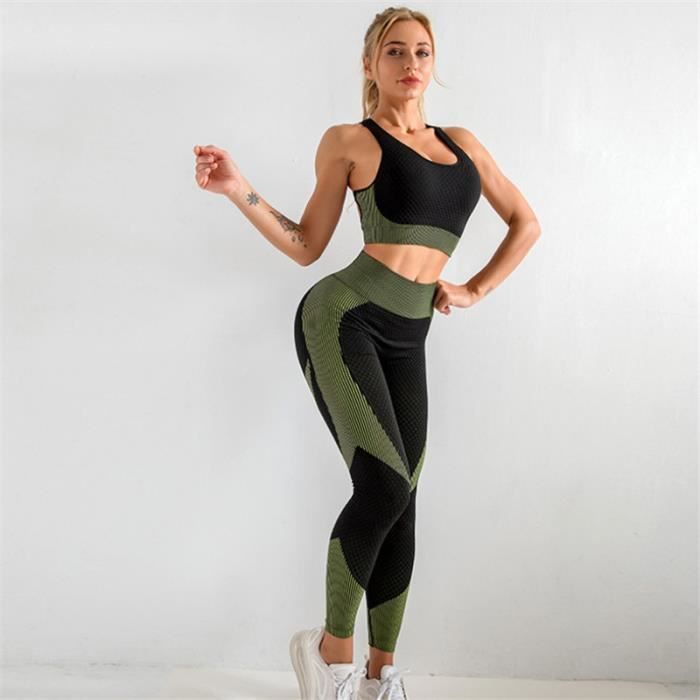 Pantalon Yoga Femme Vetement Yoga Ensemble De Vêtements De Sport