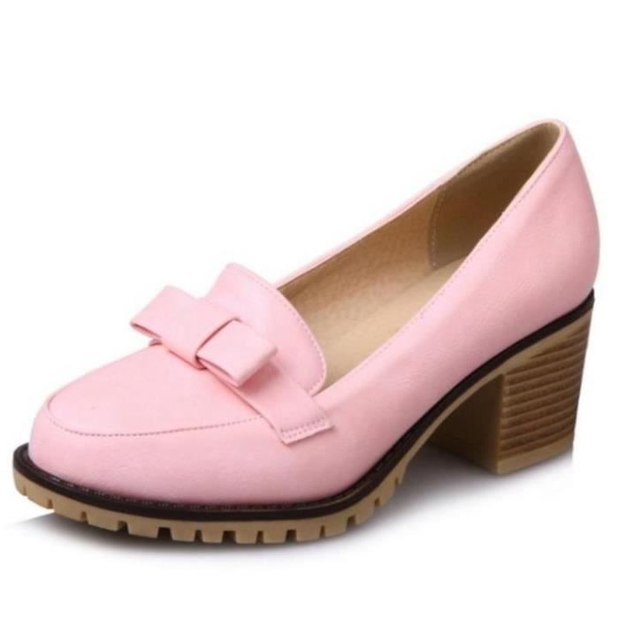 Chaussures à Talons Hauts Rose Iridescent - Taille 4 UK - Occasion (état à Vérifier)