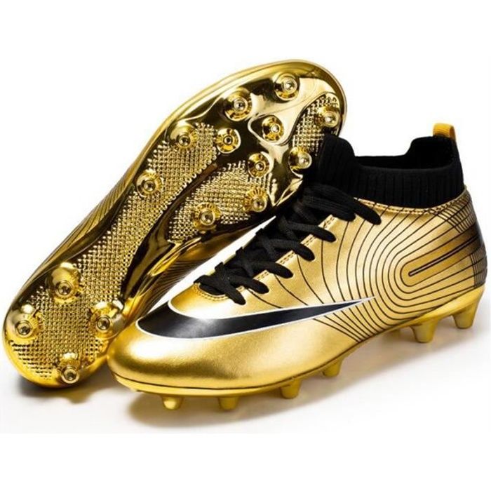 WOWEI Chaussures De Football Homme Crampons Foot Garçon Antidérapant