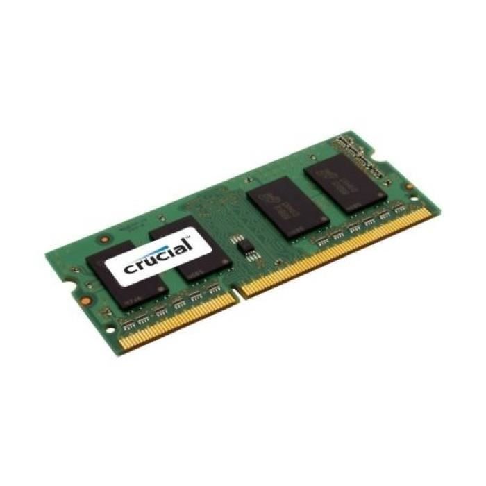 Memoires RAM sublime memoire ram crucial imemd30140 ct102464bf160b 8 gb 1600 mhz ddr3l pc3 12800 - No Name