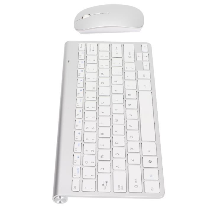 MOBILKTY Lab – Ergo C30W – Combo Clavier + Souris Sans Fil Ergonomique Azerty Repose Poignets Disposition Ergonomique Incli
