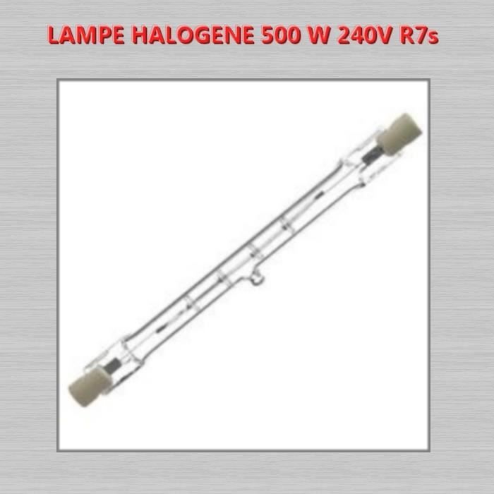 LAMPE HALOGENE 500 W 240V R7s LAMPE HALOGENE 500 W 240V R7s