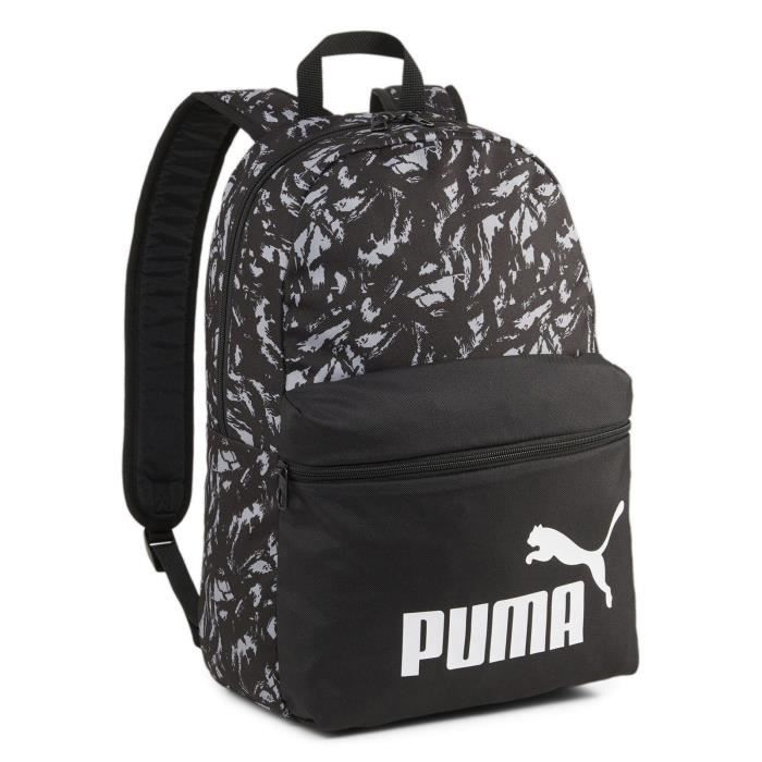 PUMA Phase AOP Backpack Puma Black - Concrete Gray - AOP [252962] - sac à dos sac a dos