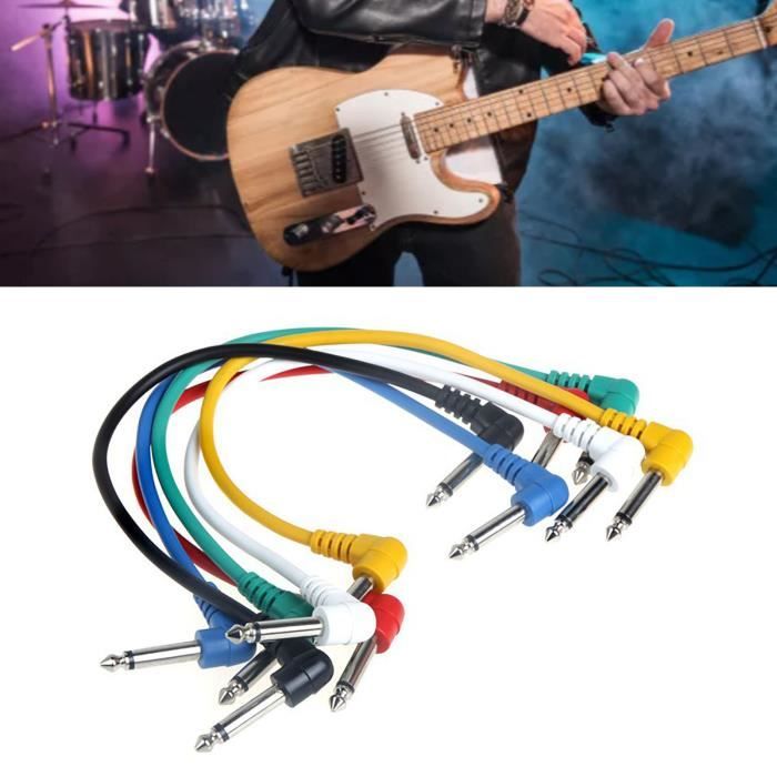 Dioche câble 5 voies pour pédale d'effet de guitare 1 glisser 5 câble