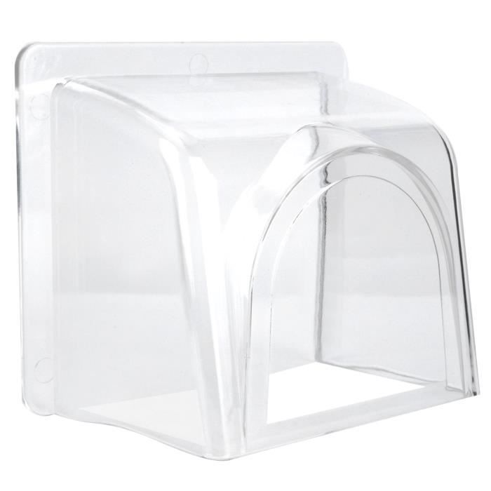 Housse De Pluie étanche Pour Caméra De Surveillance - 29x20,5x16 Cm, ABS Blanc, Protection Intempéries