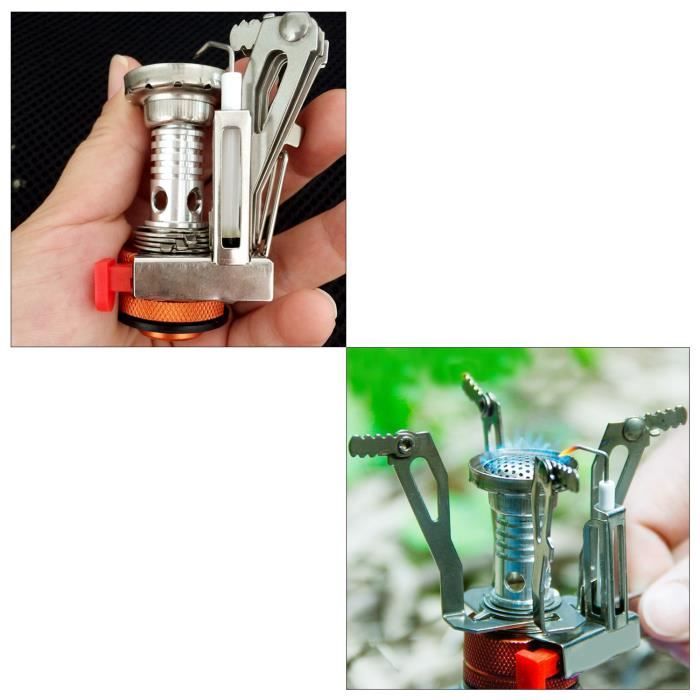 Réchaud,Mini chauffage à gaz Portable 2000W, réchaud de Camping, cuisinière pour la cuisine, la